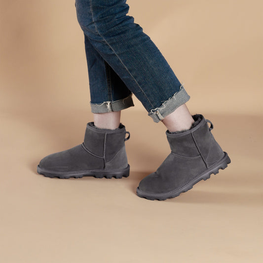 Tumbleweed Sheepskin Ankle Boots | Slate