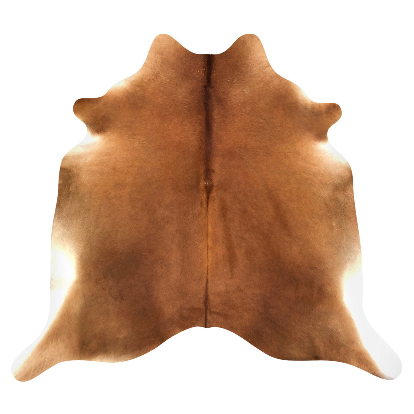 Natural Brazilian Cowhide Rug - Mocha & Ivory