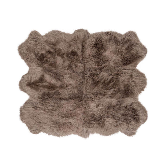Natural Shape Sheepskin Camel 6'x6'