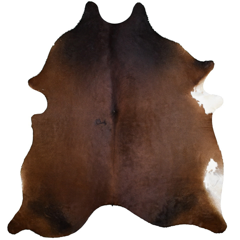 Natural Brazilian Cowhide Rug - Mocha & Espresso