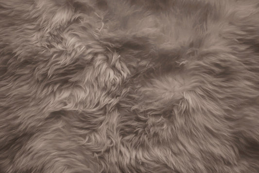 Natural Shape Sheepskin Mushroom 2'x3'