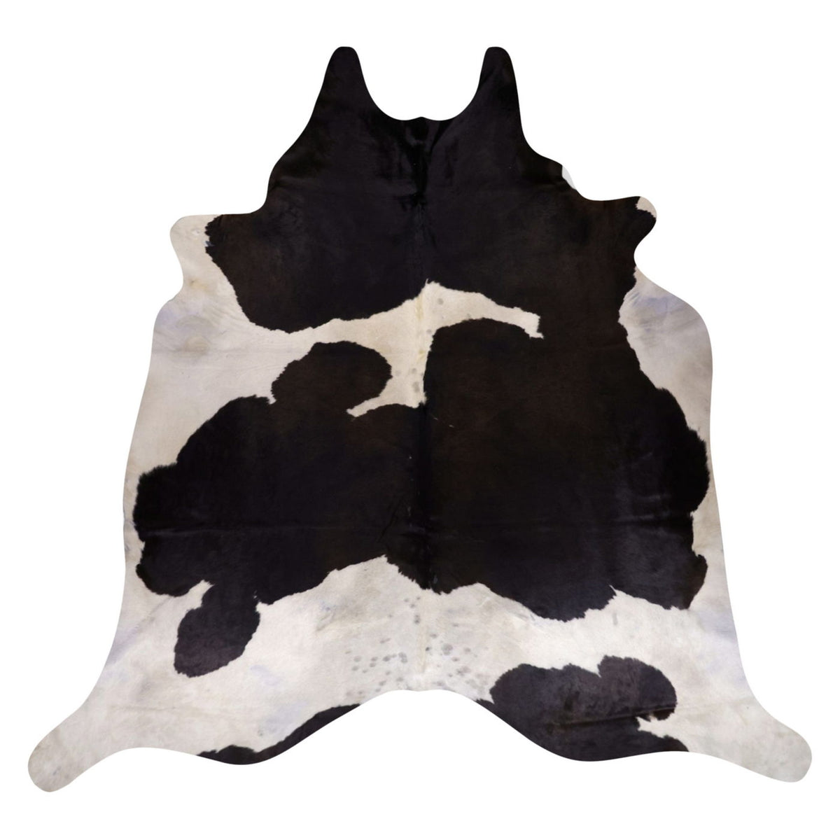 Natural Brazilian Cowhide Rug - Espresso & Ivory