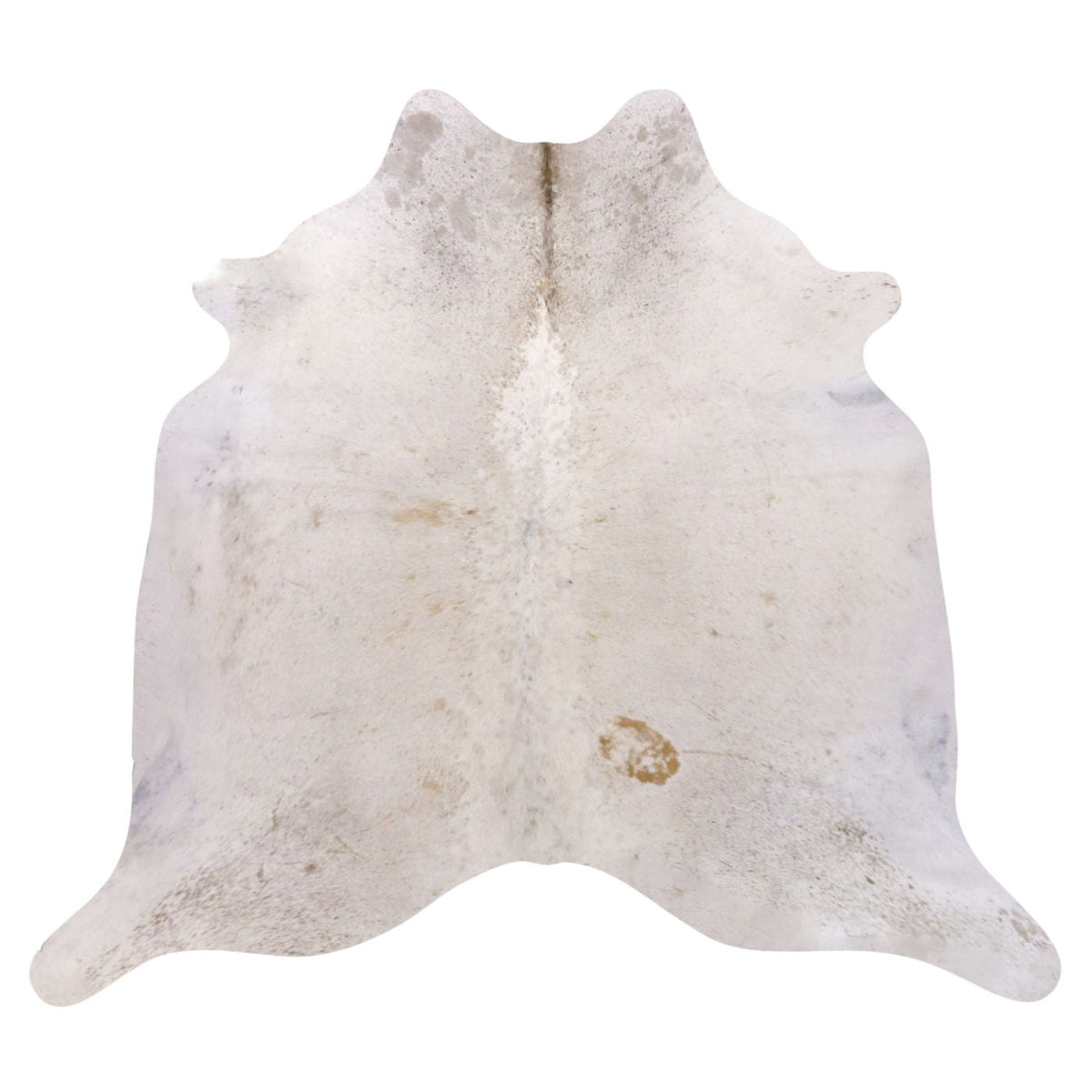 Natural Brazilian Cowhide Rug - Ivory & Grey