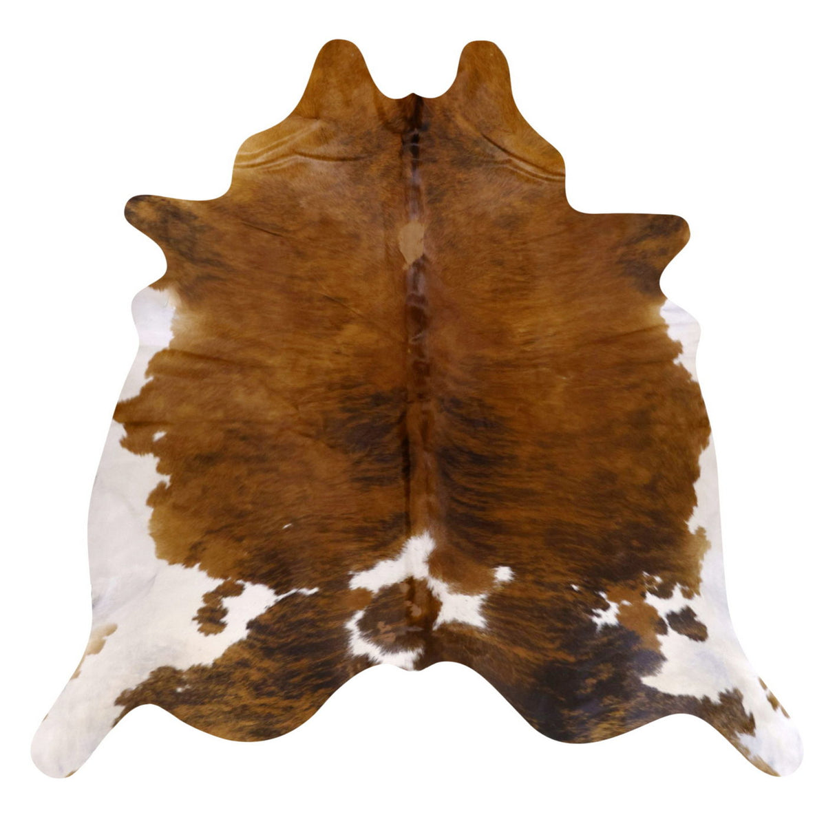 Natural Brazilian Cowhide Rug - Mocha, Espresso & Ivory