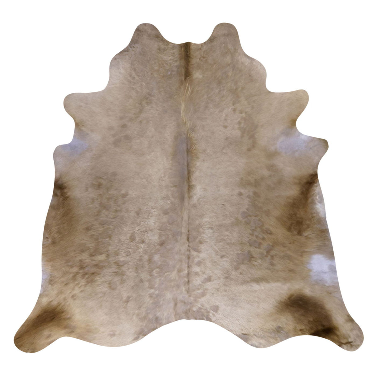 Natural Brazilian Cowhide Rug - Taupe & Beige