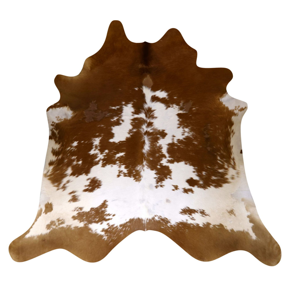 Natural Brazilian Cowhide Rug - Ivory, Mocha & Caramel