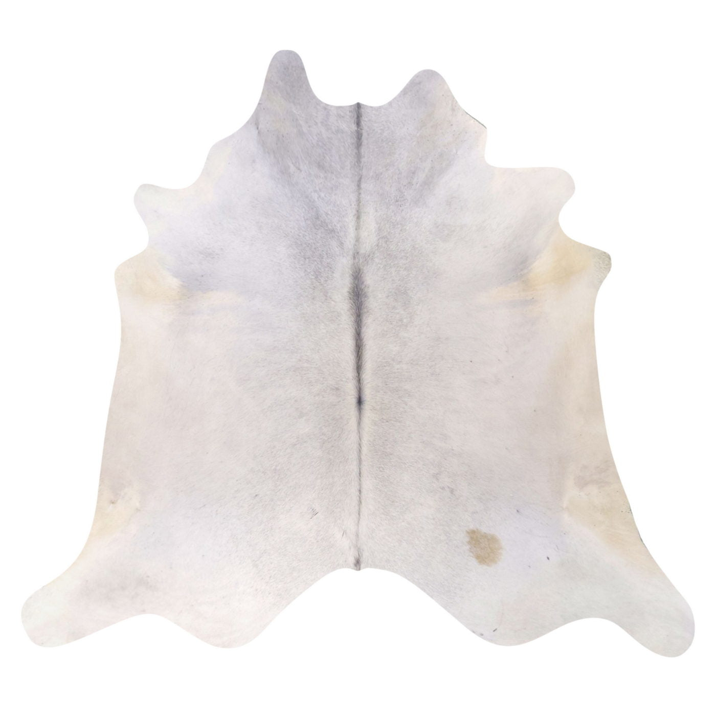 Natural Brazilian Cowhide Rug - Ivory & Grey