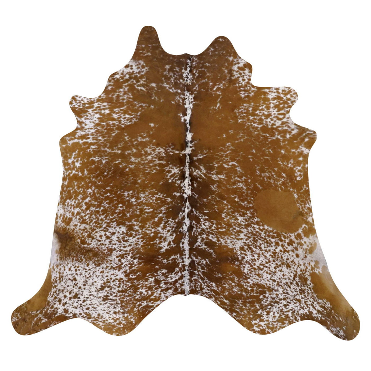 Natural Brazilian Cowhide Rug - Mocha, Caramel & Ivory