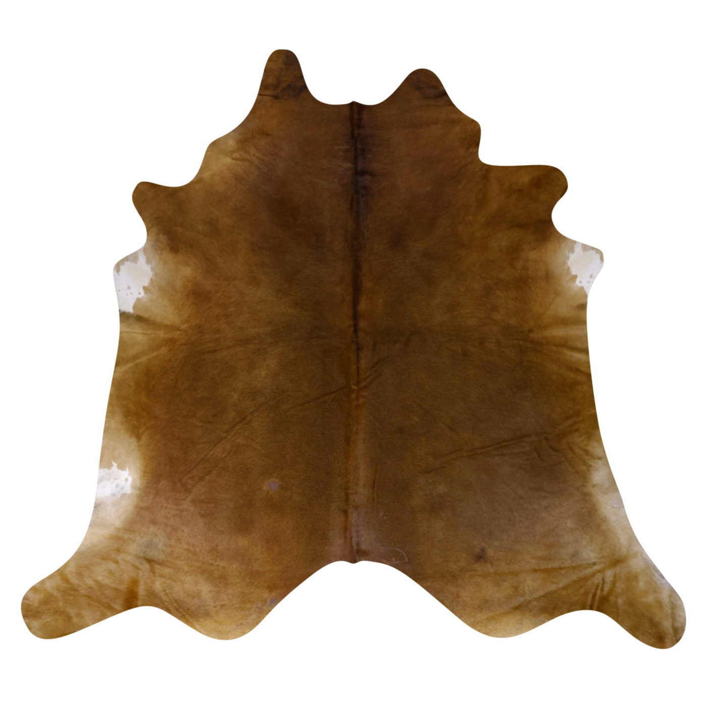 Natural Brazilian Cowhide Rug - Mocha & Ivory