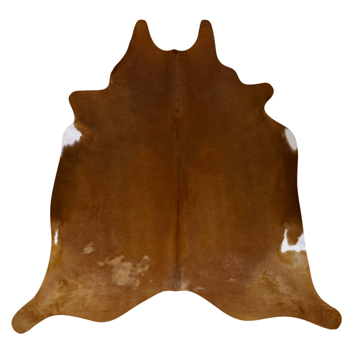 Natural Brazilian Cowhide Rug - Mocha & Ivory