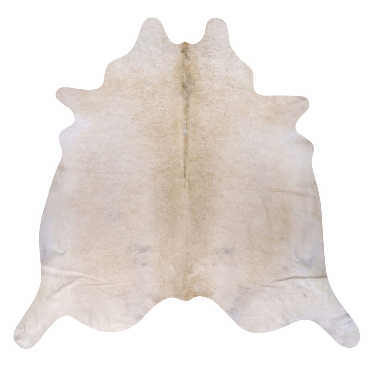 Natural Brazilian Cowhide Rug - Ivory & Caramel