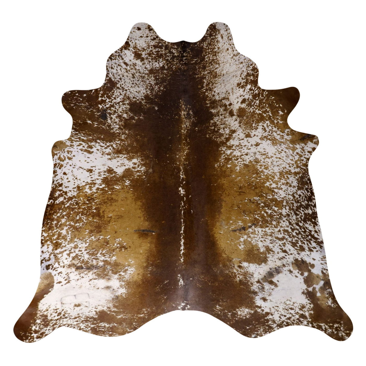 Natural Brazilian Cowhide Rug - Mocha, Ivory & Caramel