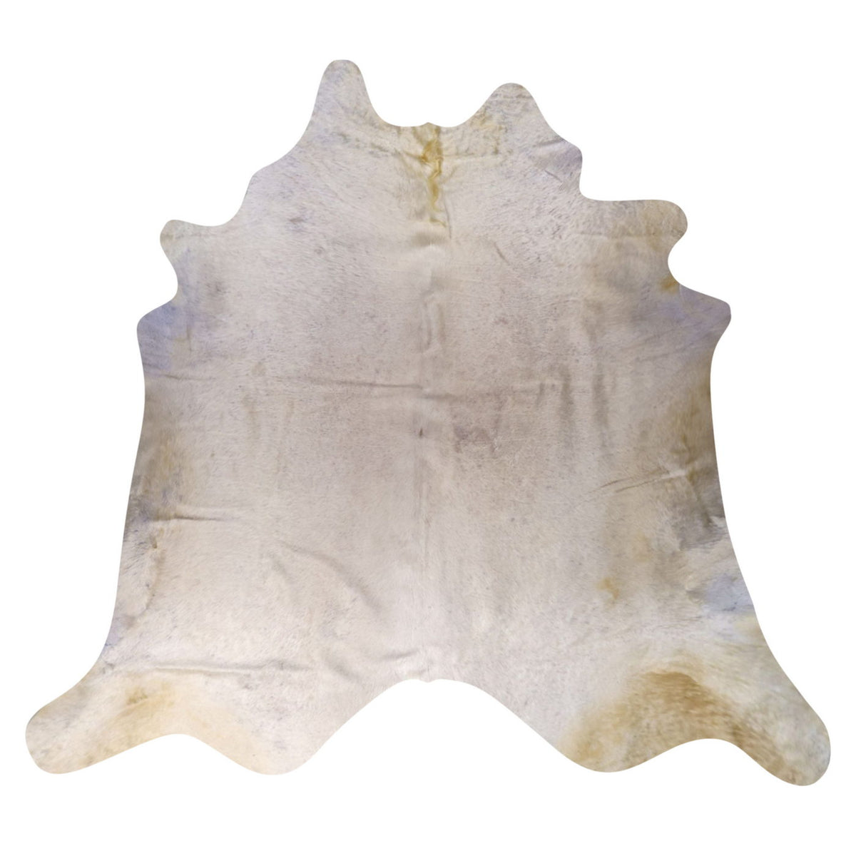 Natural Brazilian Cowhide Rug - Ivory, Grey & Caramel