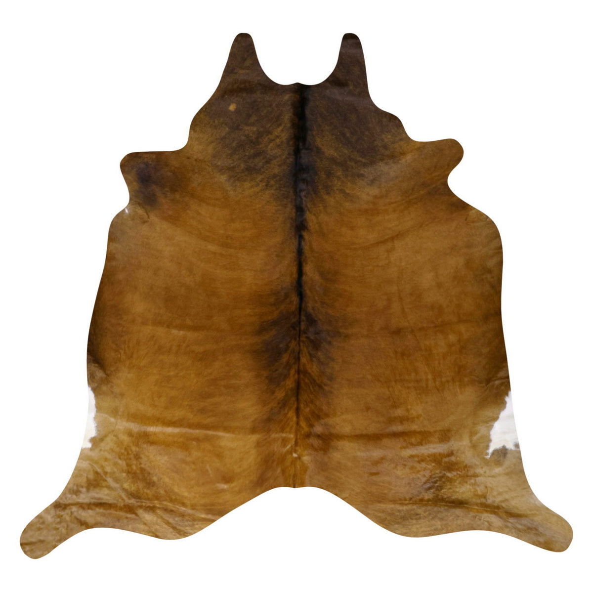 Natural Brazilian Cowhide Rug - Mocha, Caramel & Espresso
