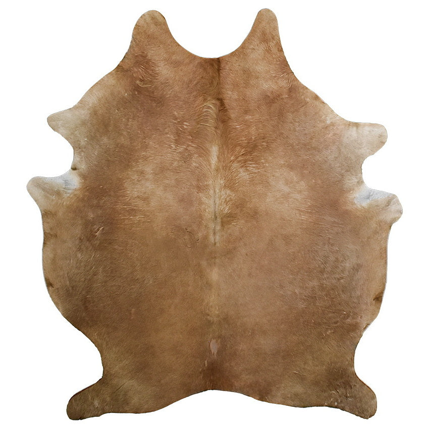 Natural Brazilian Cowhide Rug - Caramel & Mocha