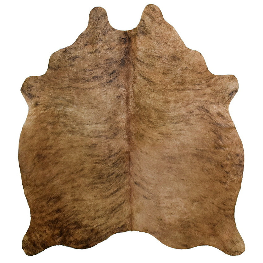 Natural Brazilian Cowhide Rug - Mocha, Caramel & Espresso