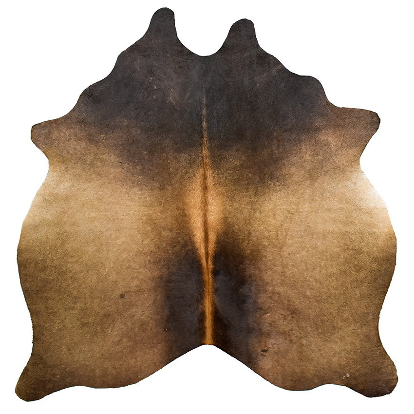 Natural Brazilian Cowhide Rug - Caramel, Chocolate & Mocha
