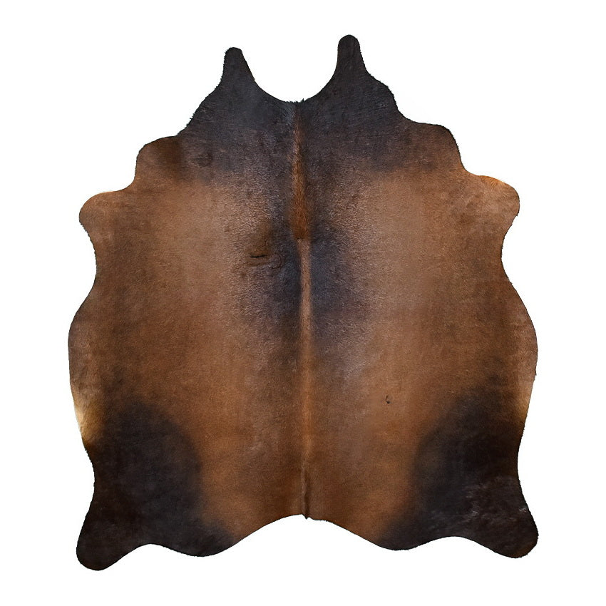 Natural Brazilian Cowhide Rug - Mocha, Chocolate & Espresso