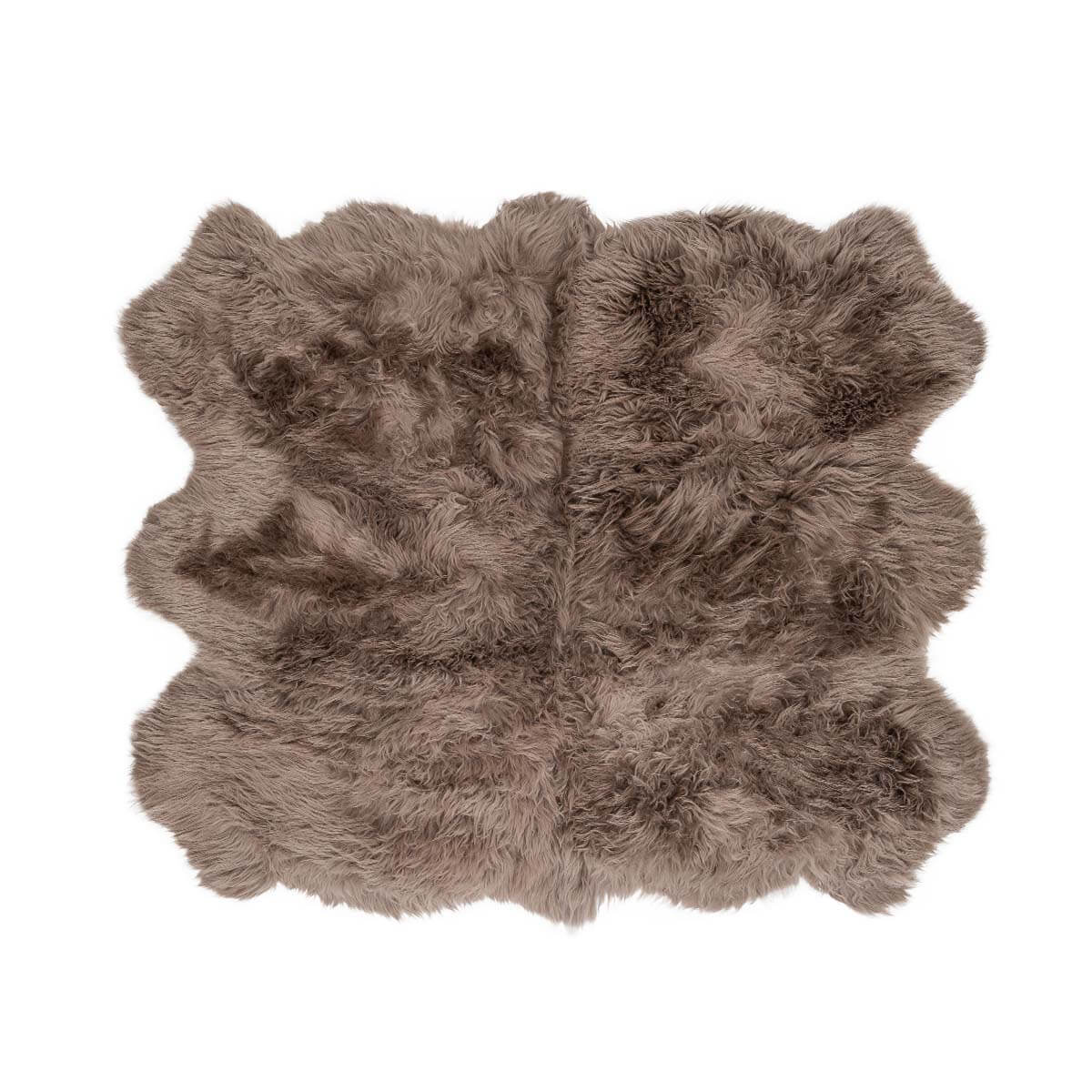 Natural Shape Sheepskin Camel 6'x6'