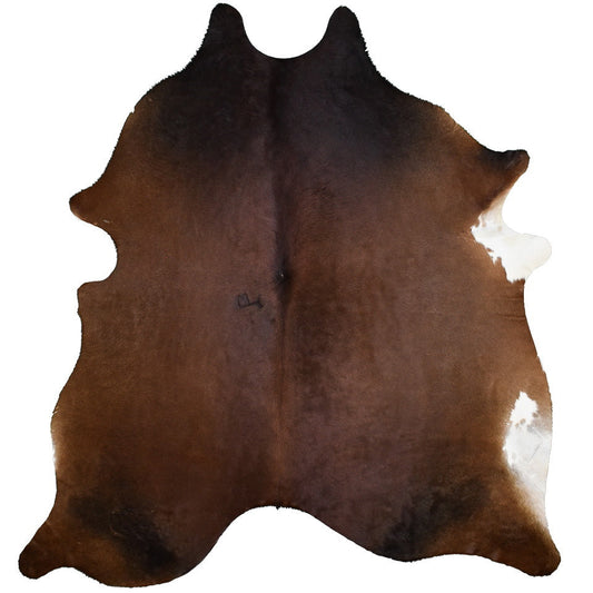 Natural Brazilian Cowhide Rug -  Mocha & Espresso
