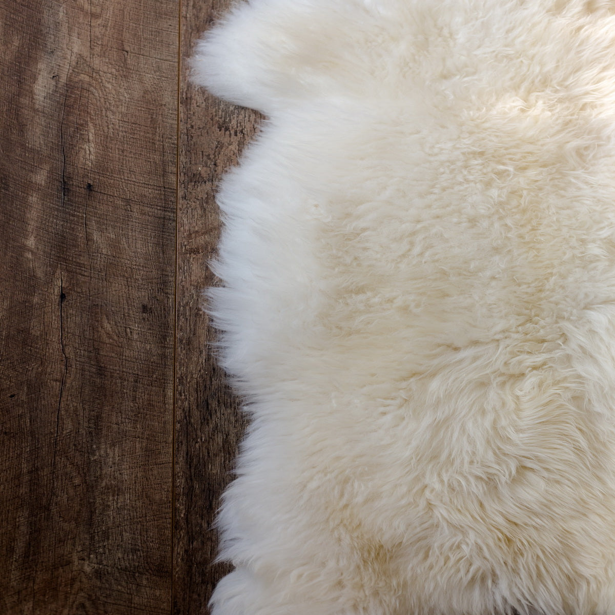 Natural White Premium New Zealand Sheepskin Rug & Throw, XXLarge, approx. 6'x8'
