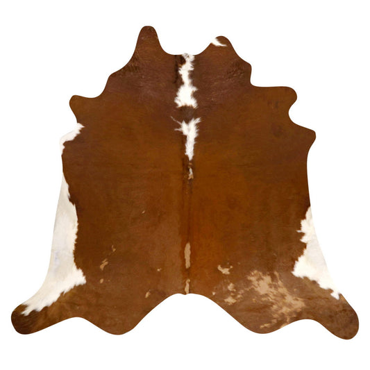 Natural Brazilian Cowhide Rug -  Mocha & Ivory