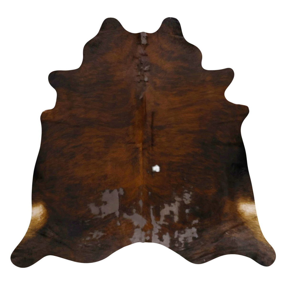 Natural Brazilian Cowhide Rug -  Chocolate, Mocha & Espresso