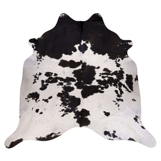 Natural Brazilian Cowhide Rug -  Espresso & Ivory