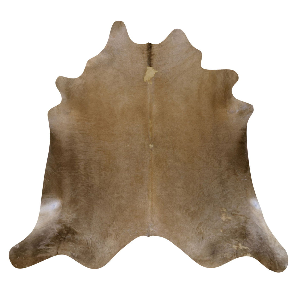 Natural Brazilian Cowhide Rug -  Caramel & Taupe