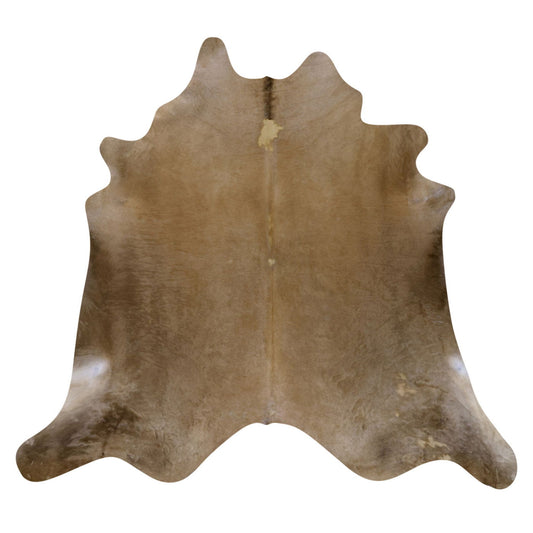 Natural Brazilian Cowhide Rug -  Caramel & Taupe
