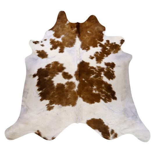 Natural Brazilian Cowhide Rug -  Ivory & Mocha