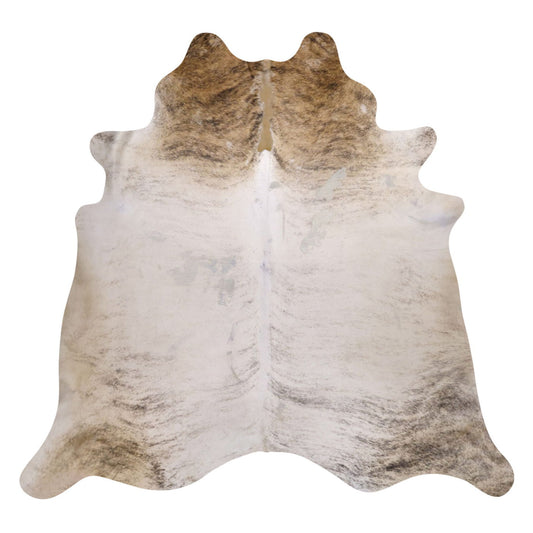 Natural Brazilian Cowhide Rug -  Ivory, Taupe & Caramel
