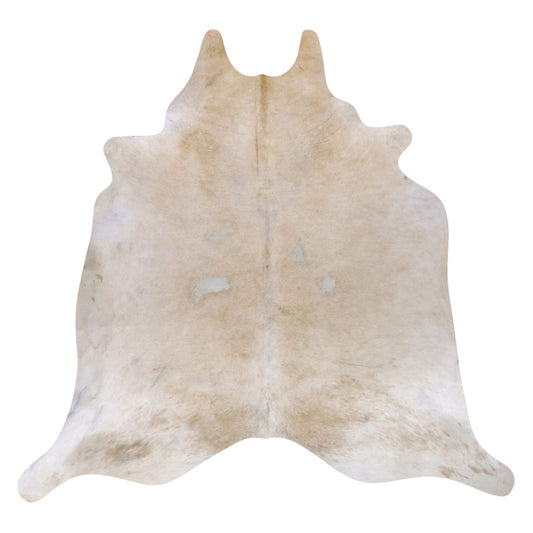Natural Brazilian Cowhide Rug -  Ivory & Beige