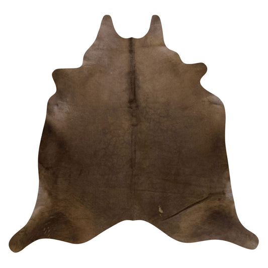 Natural Brazilian Cowhide Rug -  Chocolate