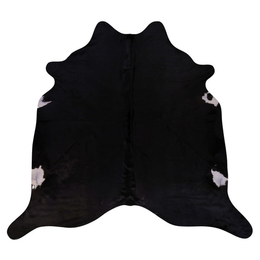 Natural Brazilian Cowhide Rug -  Espresso & Ivory