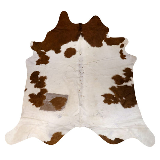 Natural Brazilian Cowhide Rug -  Ivory & Mocha