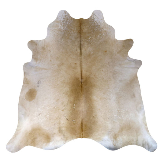 Natural Brazilian Cowhide Rug -  Beige & Ivory