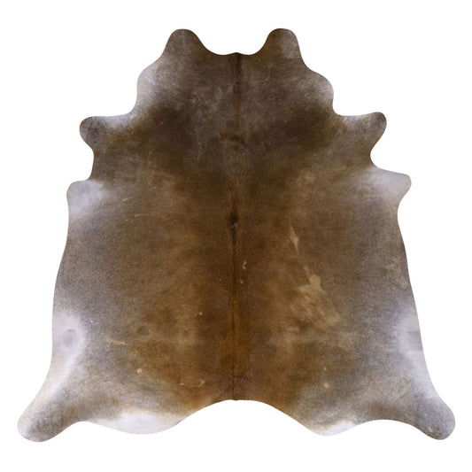 Natural Brazilian Cowhide Rug -  Mushroom & Taupe