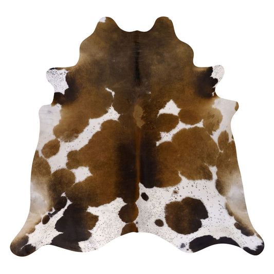 Natural Brazilian Cowhide Rug -  Ivory, Mocha & Espresso