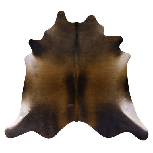 Natural Brazilian Cowhide Rug -  Mocha, Espresso & Ivory
