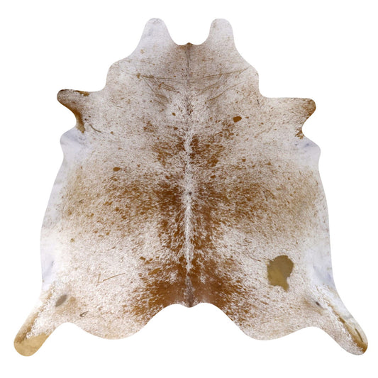 Natural Brazilian Cowhide Rug -  Ivory & Mocha