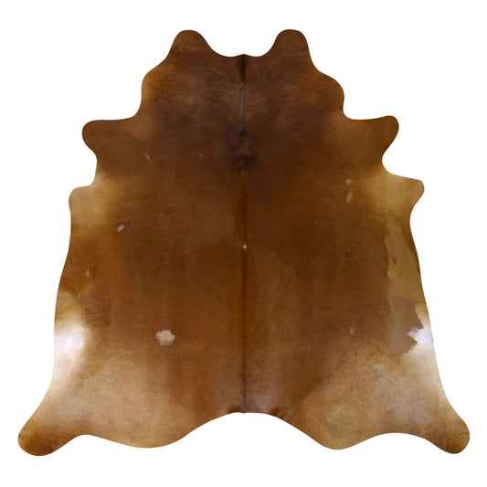 Natural Brazilian Cowhide Rug -  Mocha & Caramel