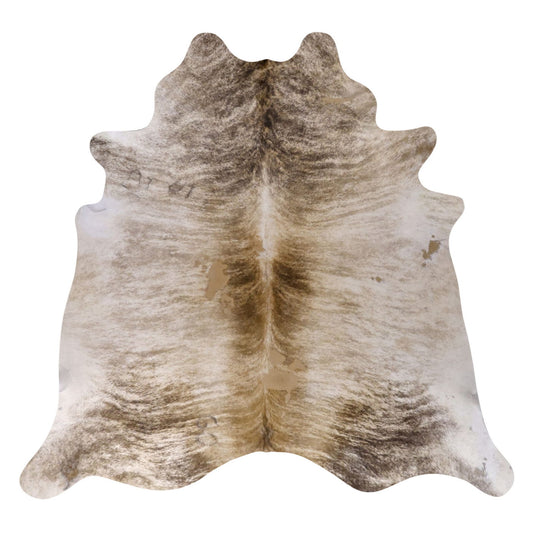 Natural Brazilian Cowhide Rug -  Taupe, Ivory & Caramel