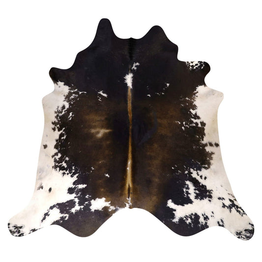 Natural Brazilian Cowhide Rug -  Espresso, Ivory & Mocha