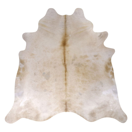 Natural Brazilian Cowhide Rug -  Ivory & Beige
