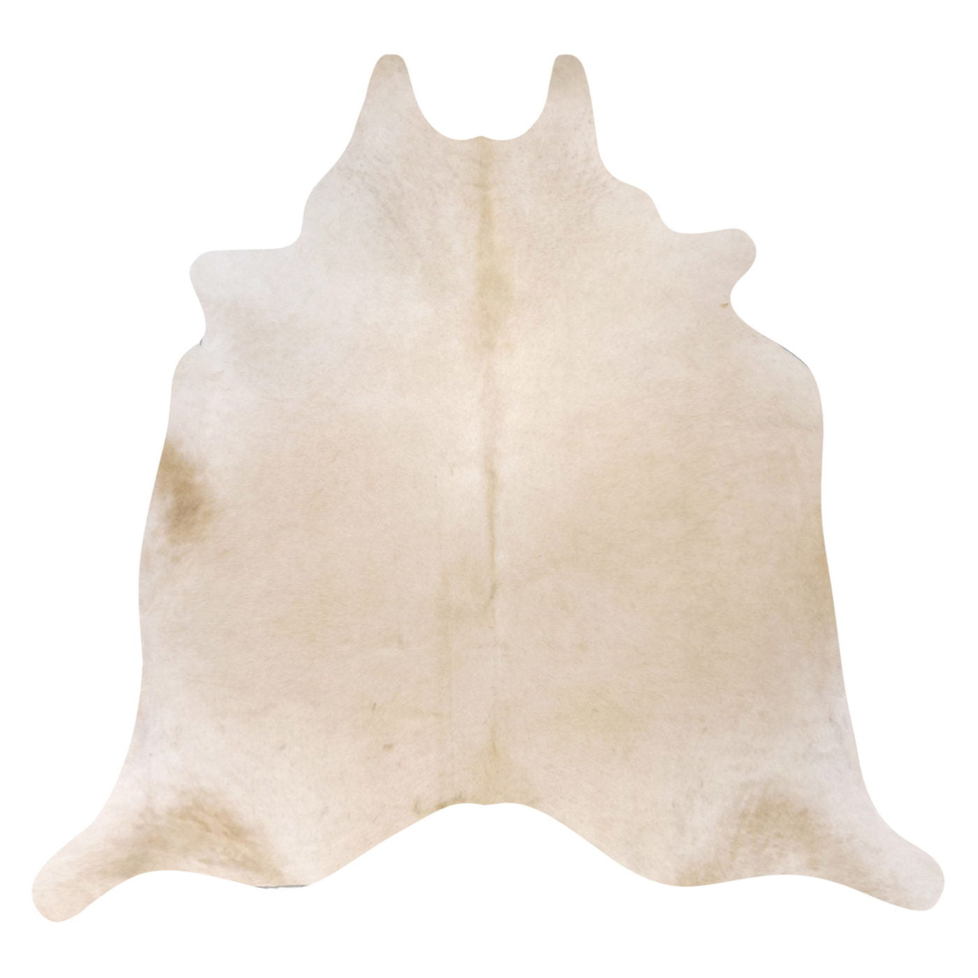 Natural Brazilian Cowhide Rug -  Ivory & Beige