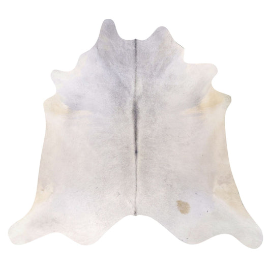 Natural Brazilian Cowhide Rug -  Ivory & Grey