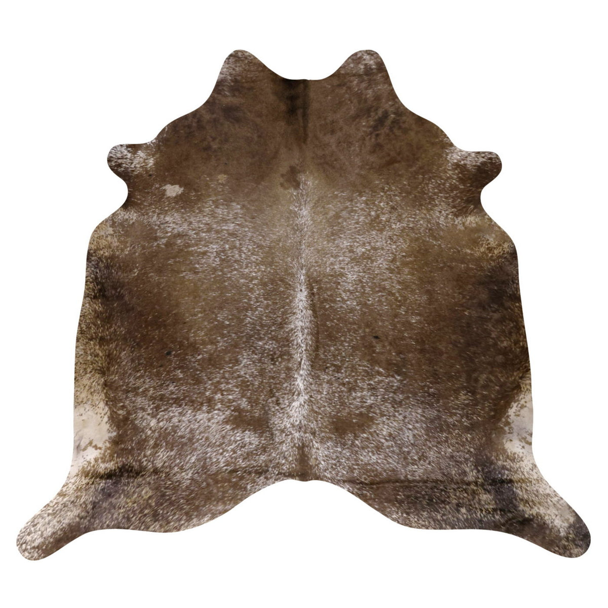 Natural Brazilian Cowhide Rug -  Mushroom, Ivory & Taupe
