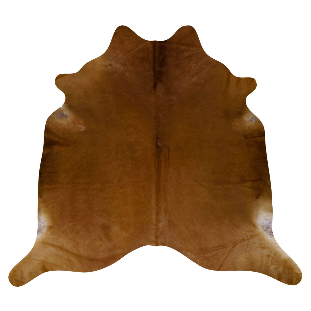 Natural Brazilian Cowhide Rug -  Mocha & Beige