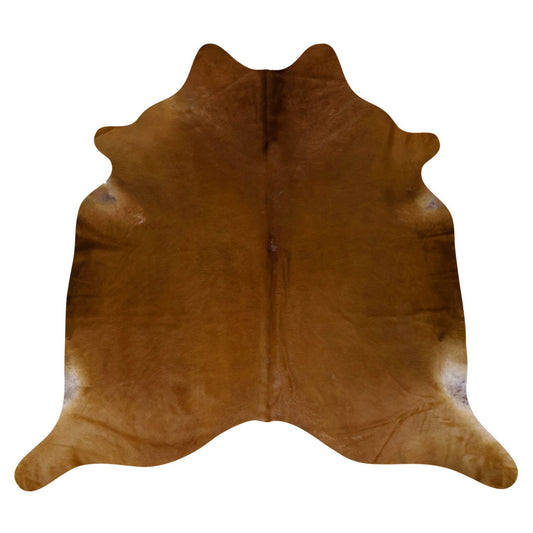 Natural Brazilian Cowhide Rug -  Mocha & Beige